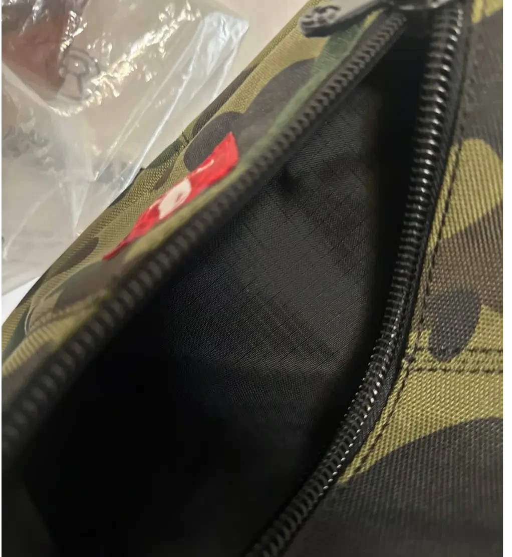 A Bathing Ape Samsonite Red Camo Sling Shoulder Bag