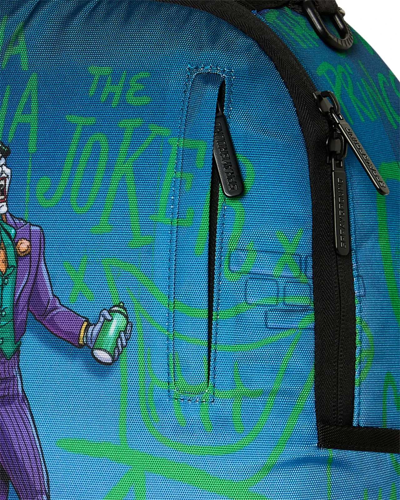Sprayground x Batman Joker Graffiti Backpack🔥New Black Bookbag Large School Bag