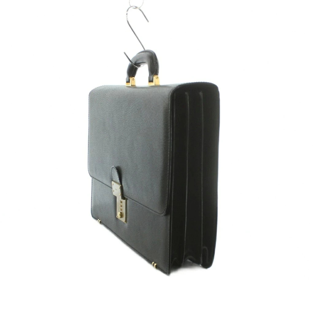 LOUIS VUITTON Epi Serviette Ambassador Briefcase Business Bag Black 40x30x4cm