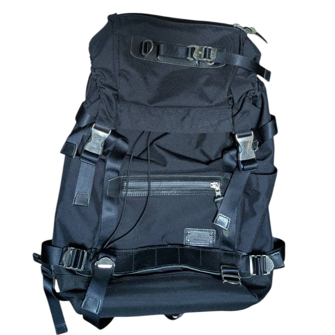 master-piece Backpack Black Nylon Japan Bag Excellent With Certificate
