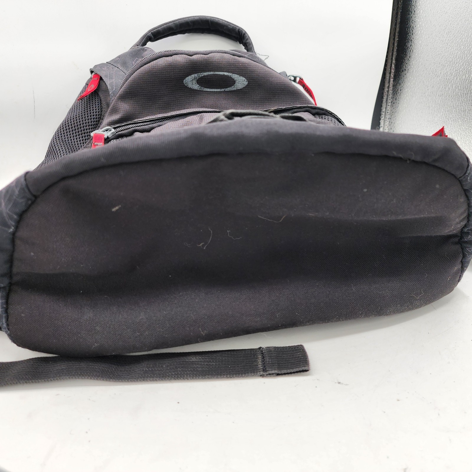 Vintage Y2K Oakley Tactical Backpack Black Red Software 00s 2000s MP3 Headphones