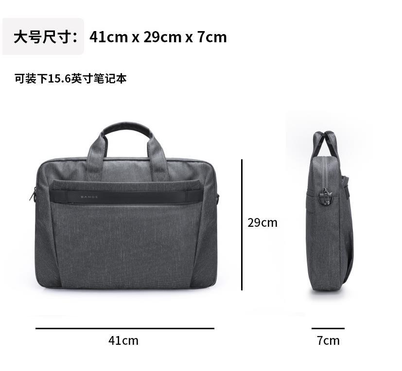 BANGE Fashion Waterproof Laptop Business Shoulder Messenger Men Bag handbag
