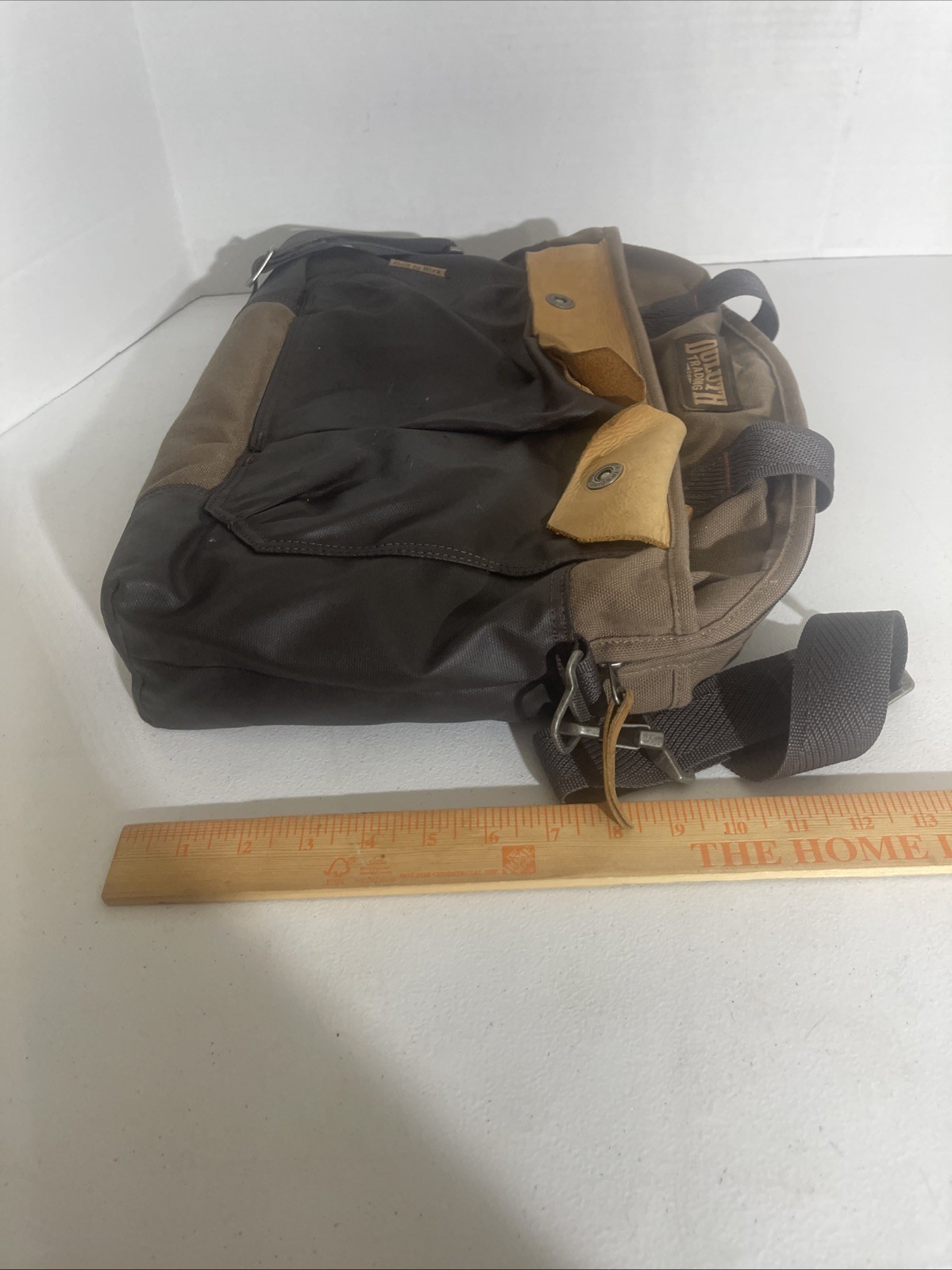 Duluth Trading Company Fire Hose Canvas Bona Fide Briefcase Messenger Bag