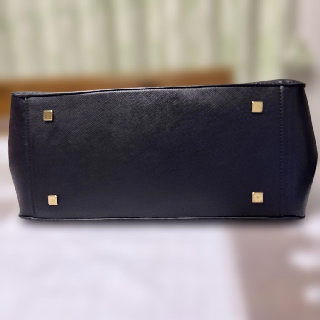 [New] Catty Ferrari Formal Business Bag Black Large Capacity