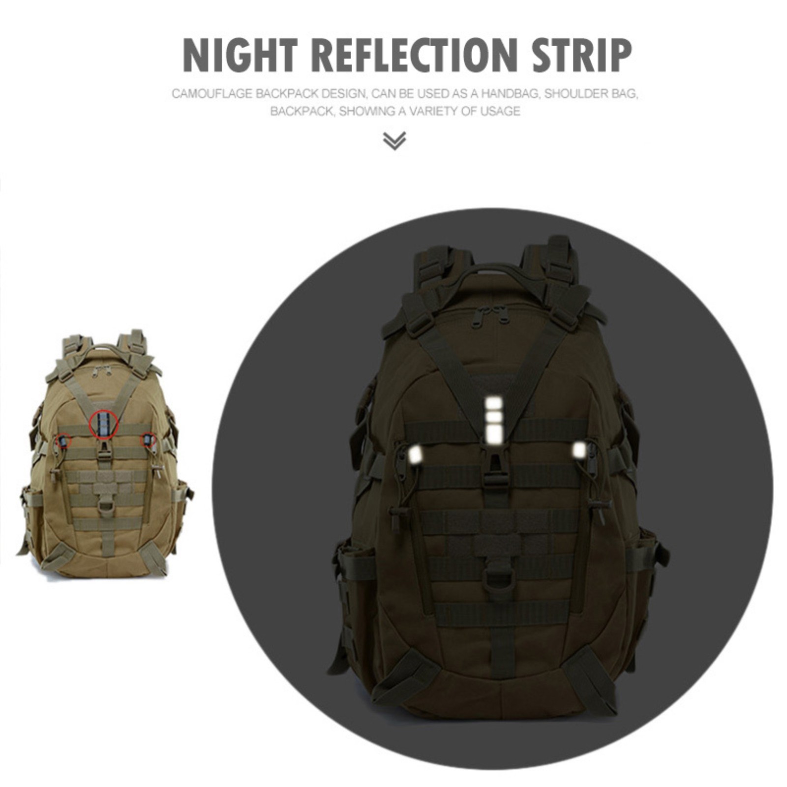 Camping Hiking Military Backpack Men Outdoor Travel Bags Climbing Sport Bag