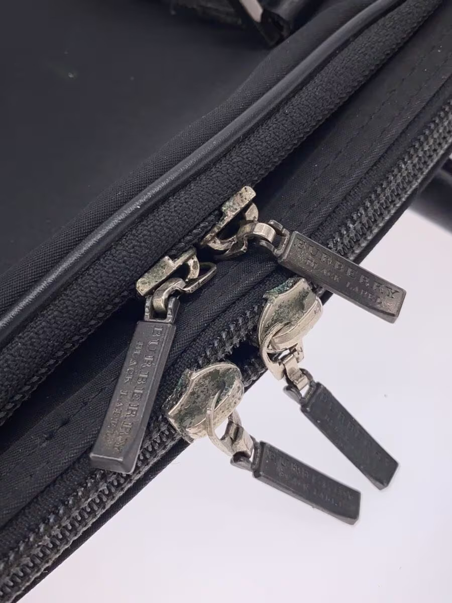 BURBERRY BLACK LABEL Briefcase Black Solid