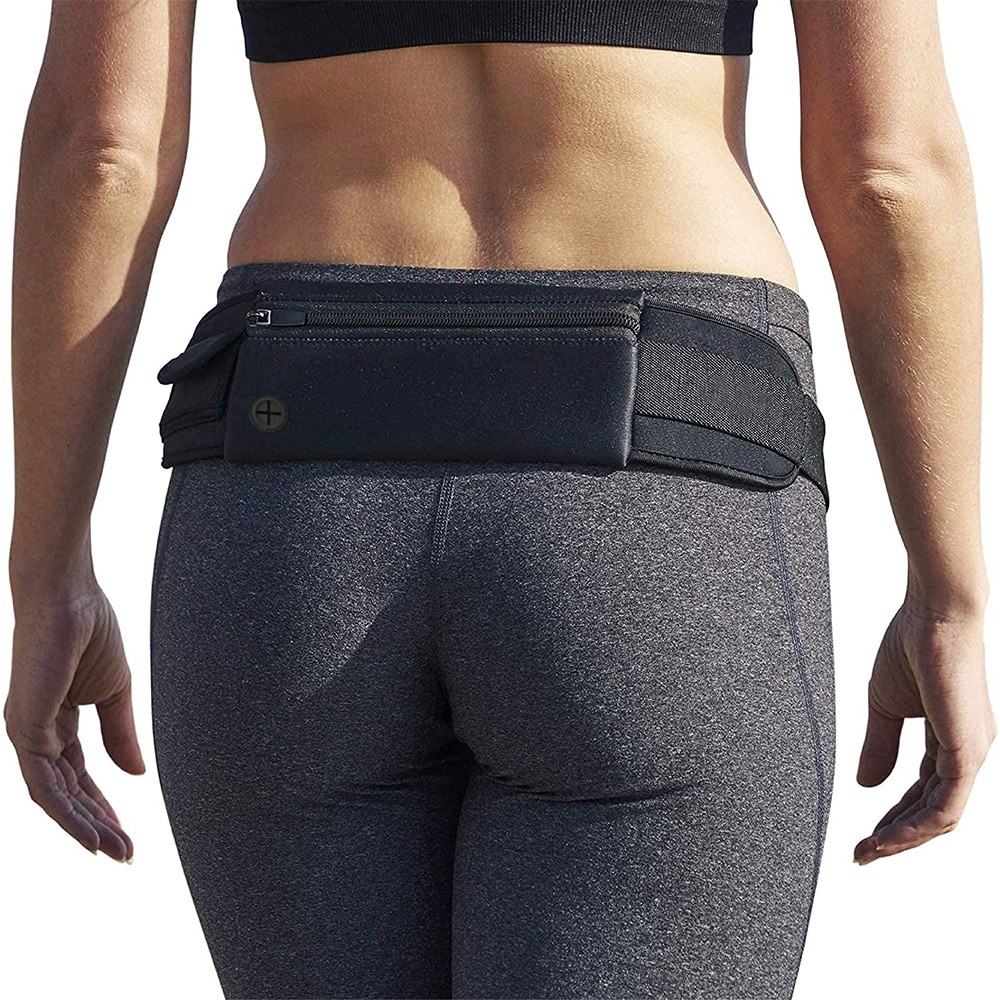 Waterproof Waist Bum Bag Running Jogging Phone Belt Pouch Zip Fanny Pack
