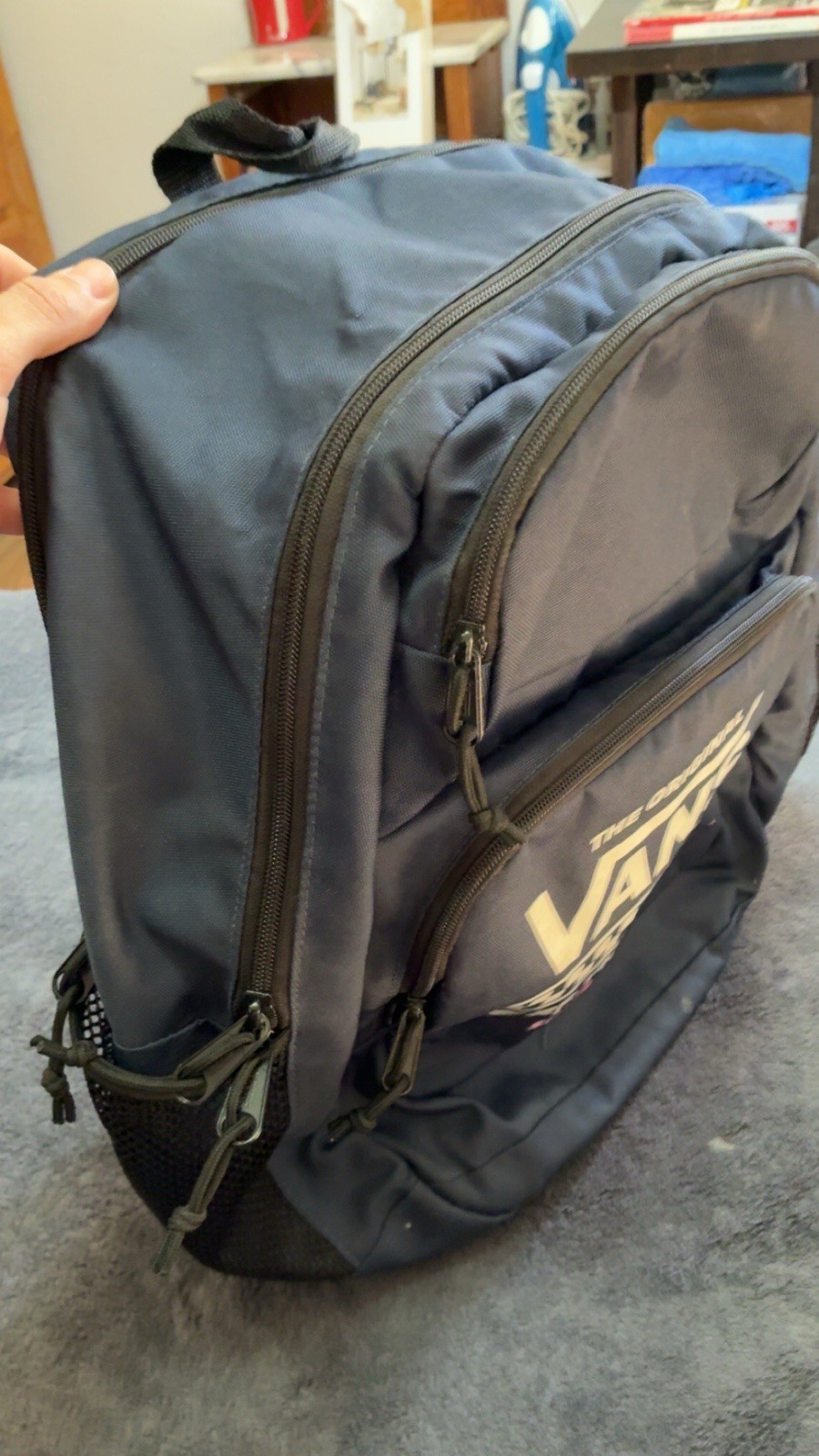 Vans Holden Backpack Blue Dress Blues Full Size 19” Bag