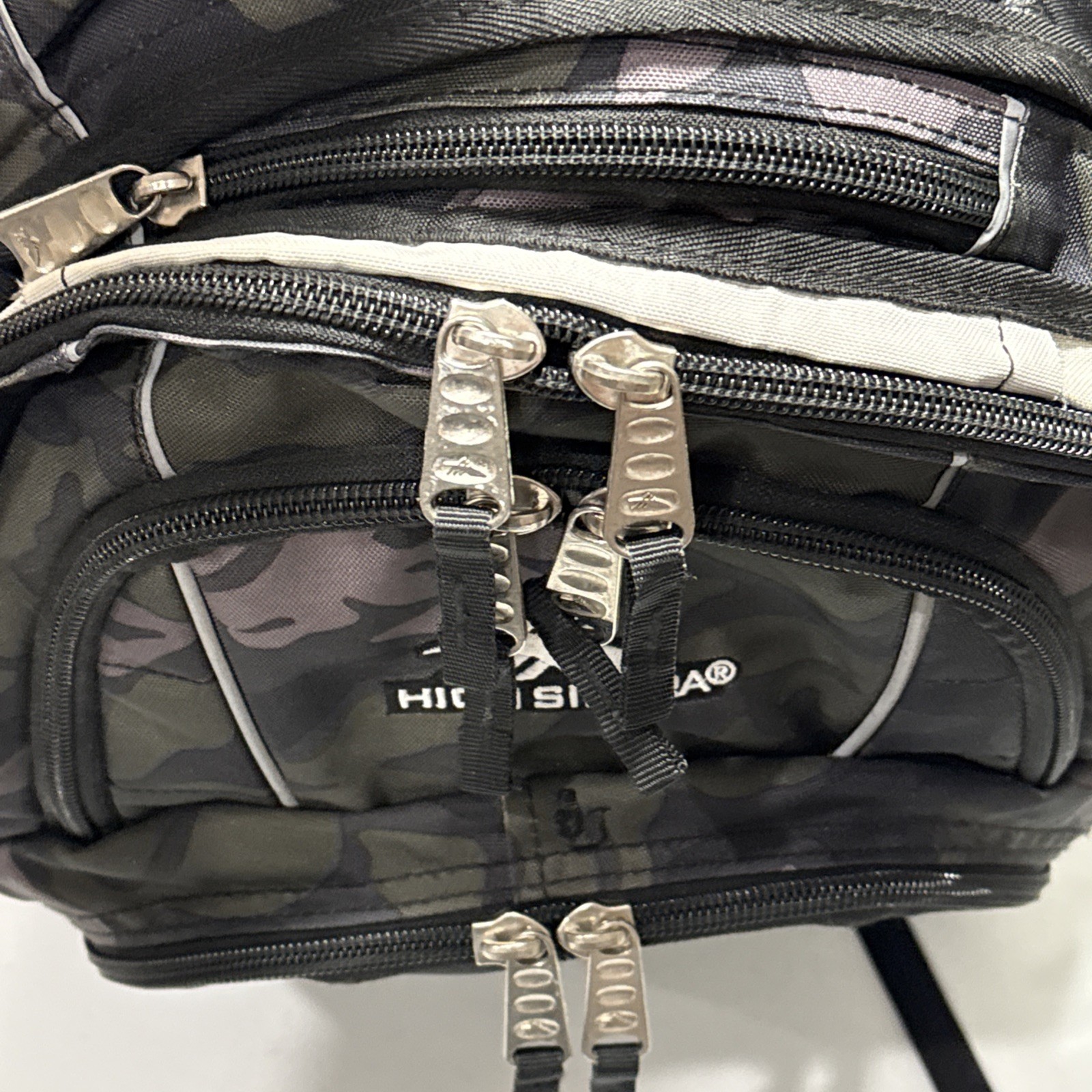 High Sierra Suspension Strap System Camo Computer Backpack