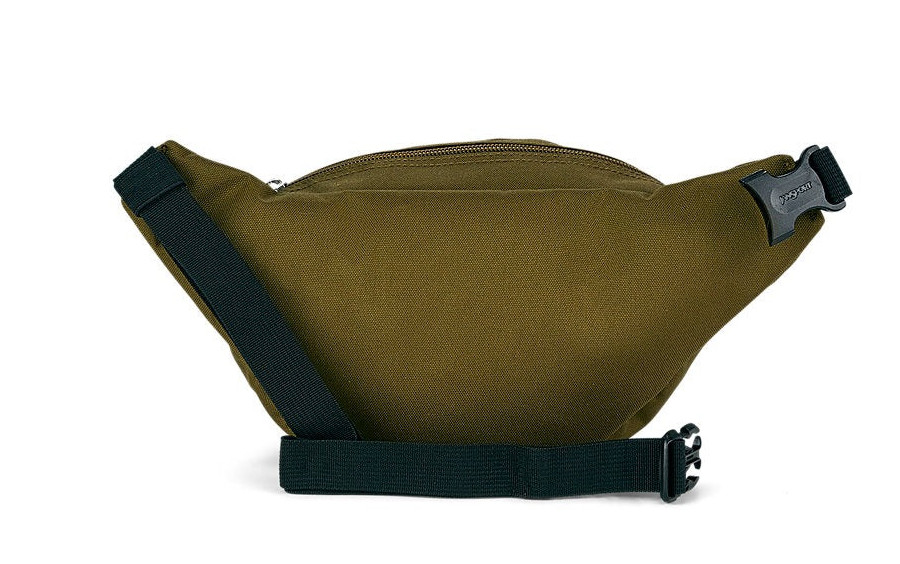 JanSport Fifth Avenue Olive Green Fanny Pack 2.5L Waist Bag Travel