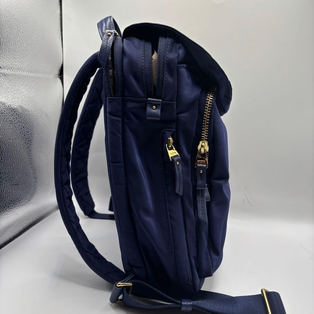 TUMI Voyageur Nylon Mini Backpack Blue