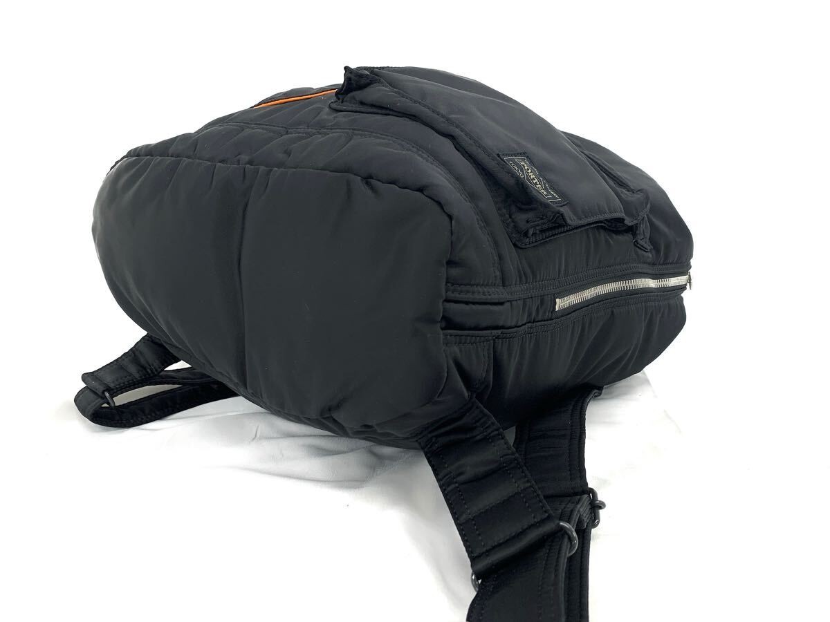 PORTER Yoshida Kaban Tanker Backpack Rucksack Black Nylon Bag Height 37cm Width