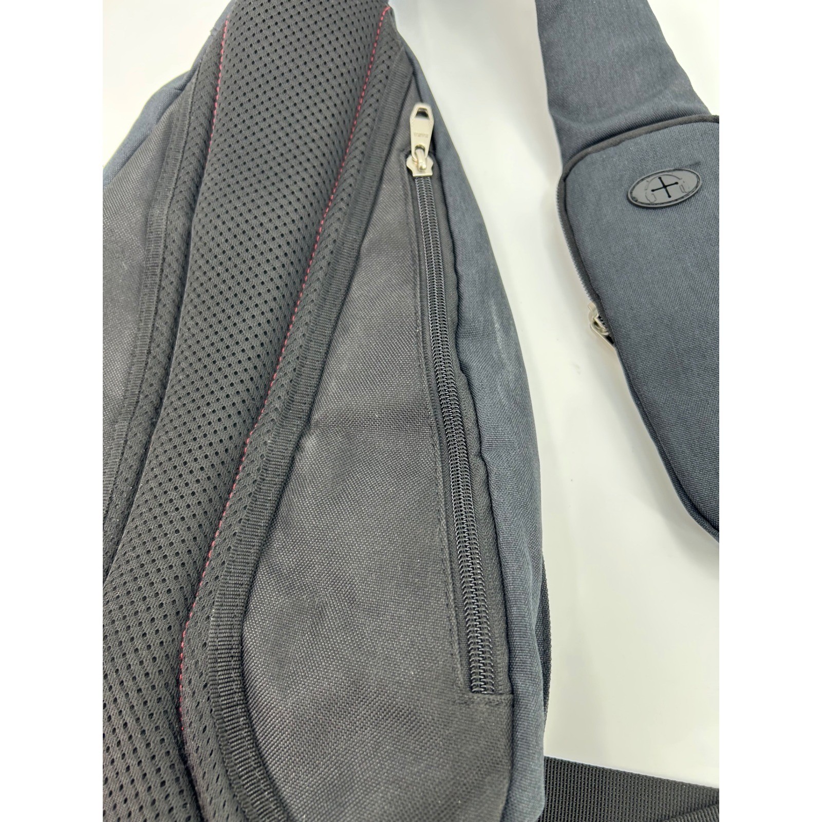 KAKA Sling Bag Crossbody Backpack RFID Proof Charcoal Gray Travel Hiking Mens