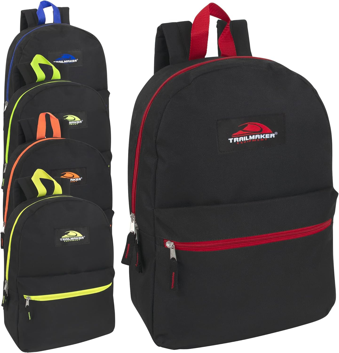 Trail maker 24 Pack Classic Backpacks in Bulk Packs