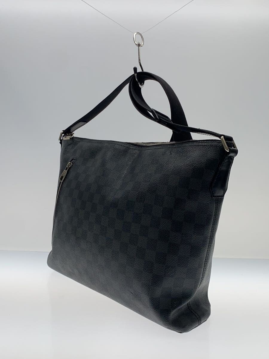 LOUIS VUITTON Shoulder Bag 1 Mixed MM Damier Graphite BLK PVC Used