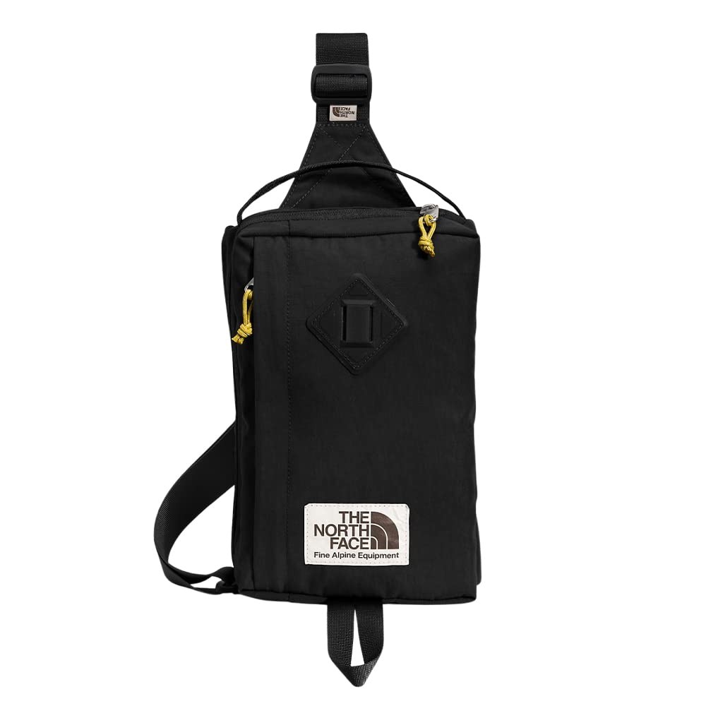 THE NORTH FACE body bag crossbody bag NF0A52WA (Black x Gold (84Z), ONESIZE)