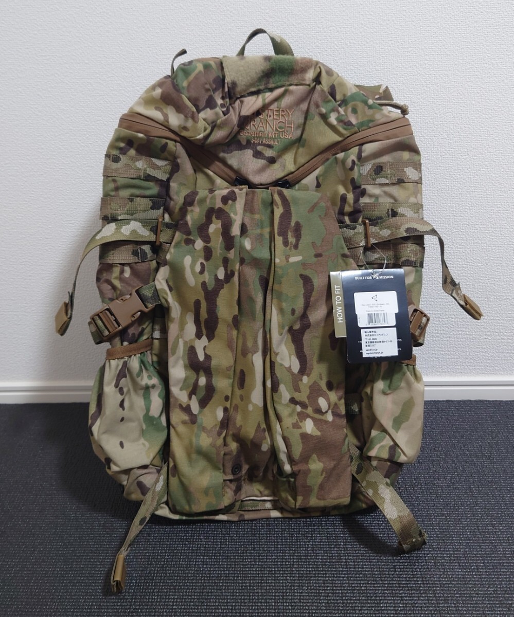 Mystery Ranch 3 Day Assault BVS 30L MultiCam M/L Stick-It Pack Made in USA