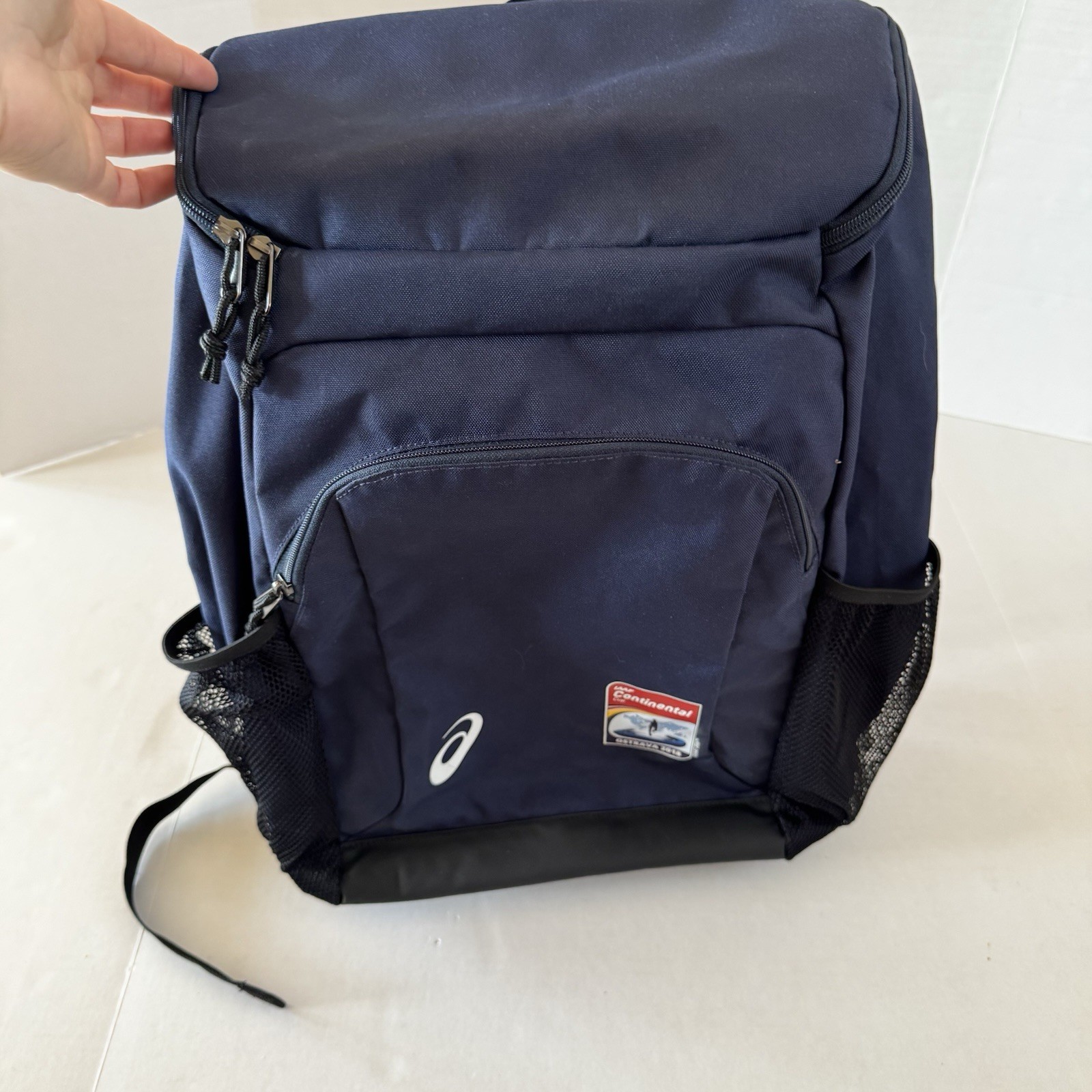 ASICS Backpack Large Navy Blue IAAF Continental Cup 2018 Team Bag
