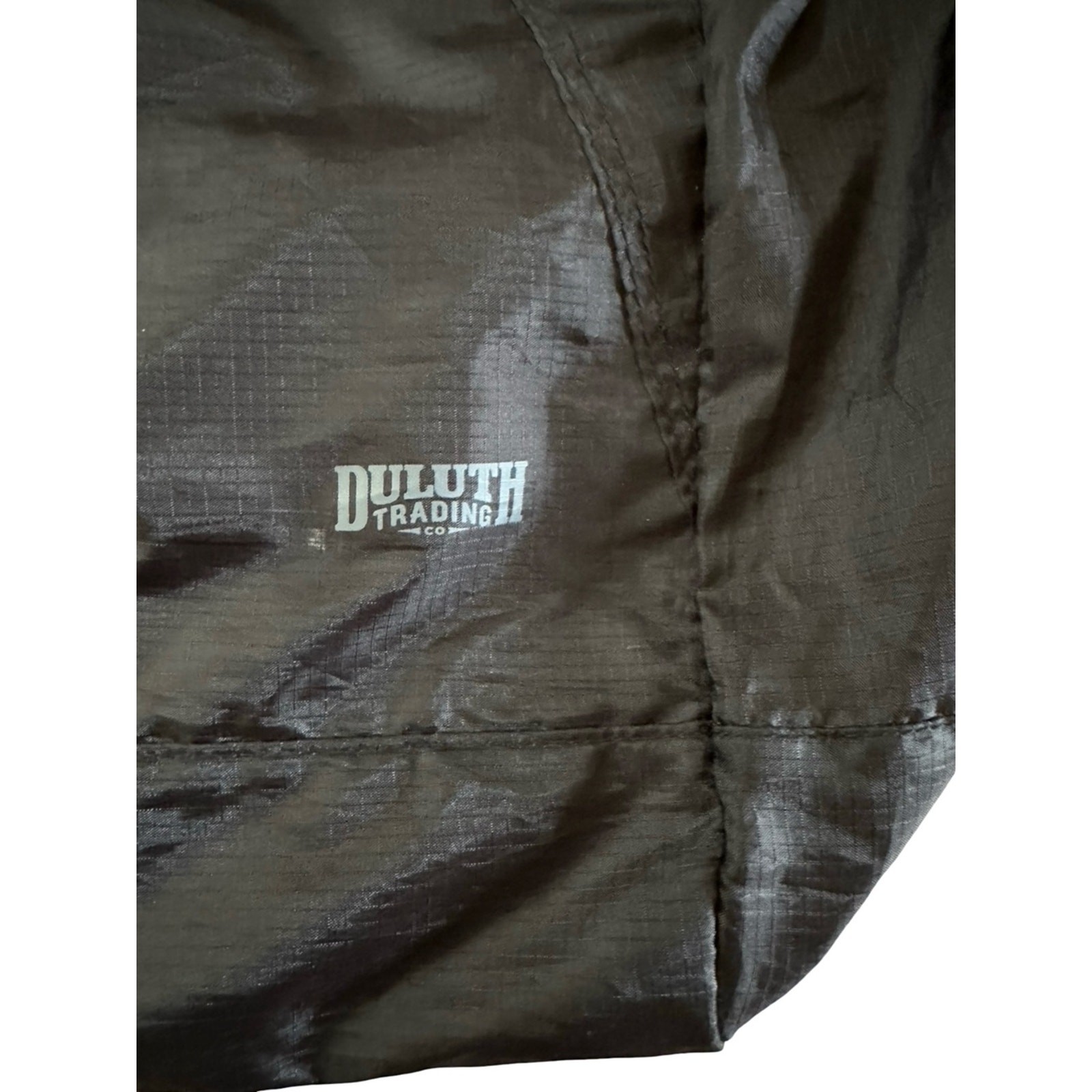 DULUTH TRADING CO Tote Bag Backpack Black Runegade Lightweight Packable Black