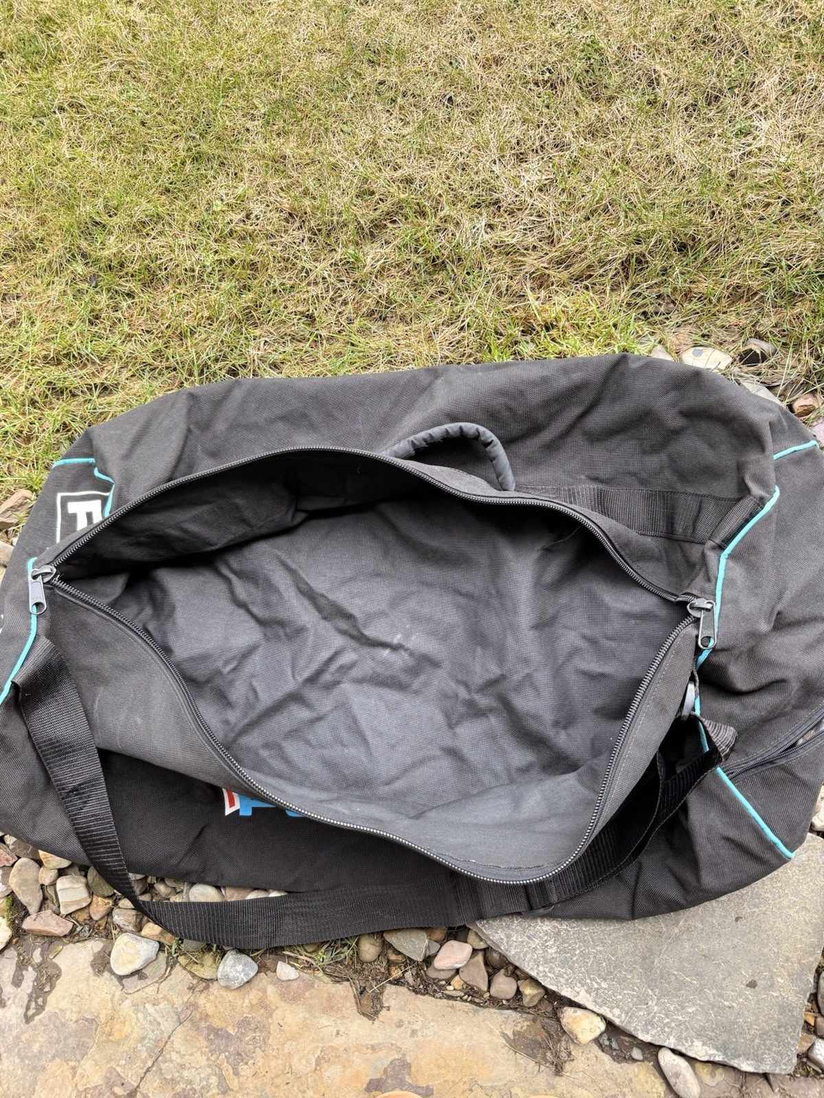 VTG Polaris Duffle Canvas Bag Snowmobile ATV Equipment Gym Carry Gear Bag