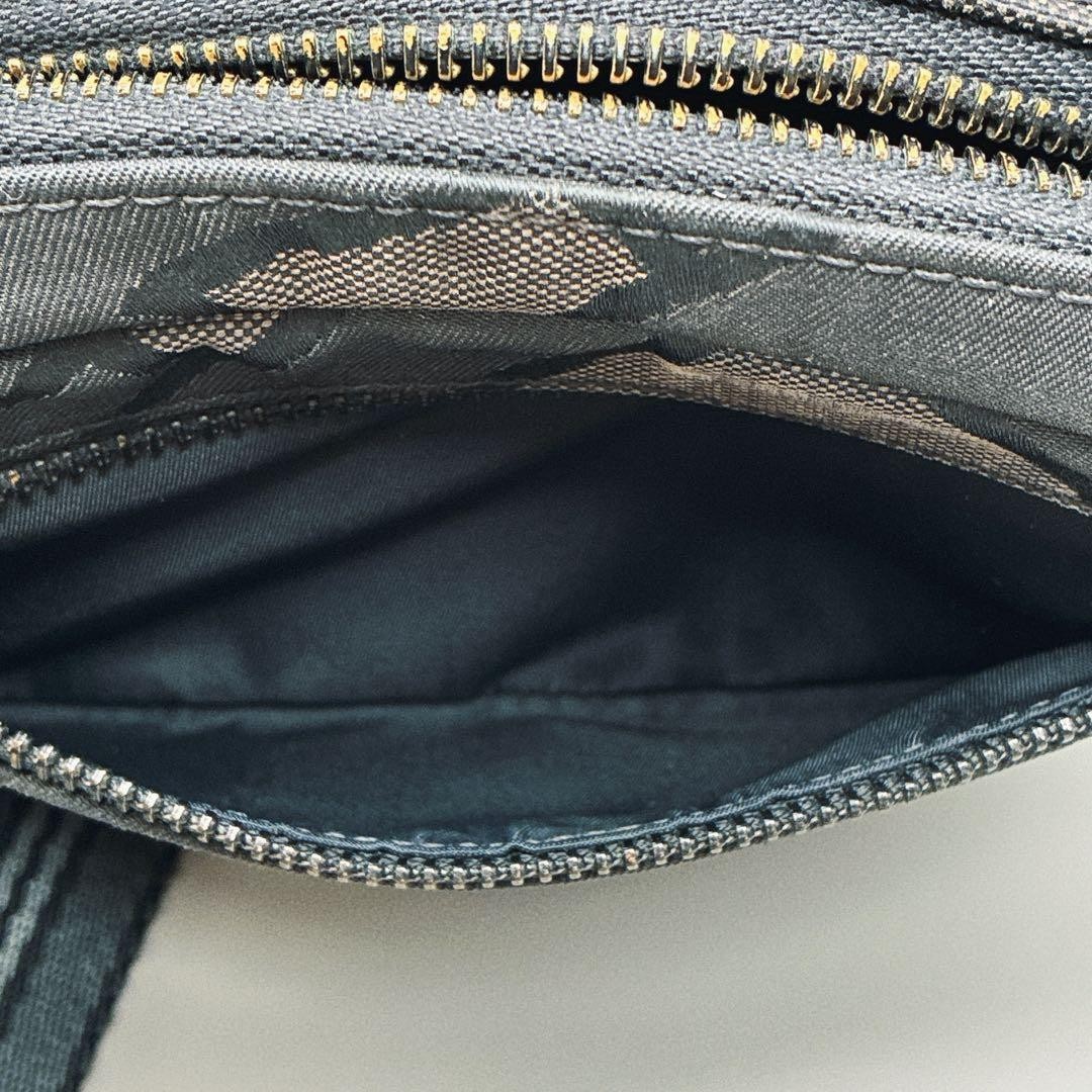 Burberry Bumbag Circle Logo Monogram Body Bag Black Width 18cm Height 13cm