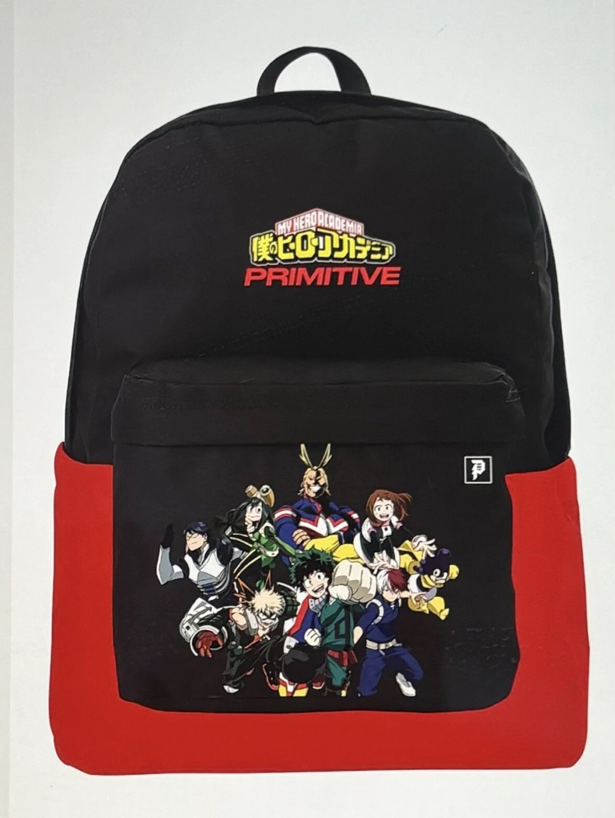 Primitive My Hero Academia Backpack Japanese Anime Black