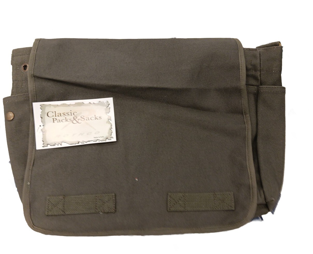 Rothco Olive Drab Heavyweight Classic Messenger Bag 9148