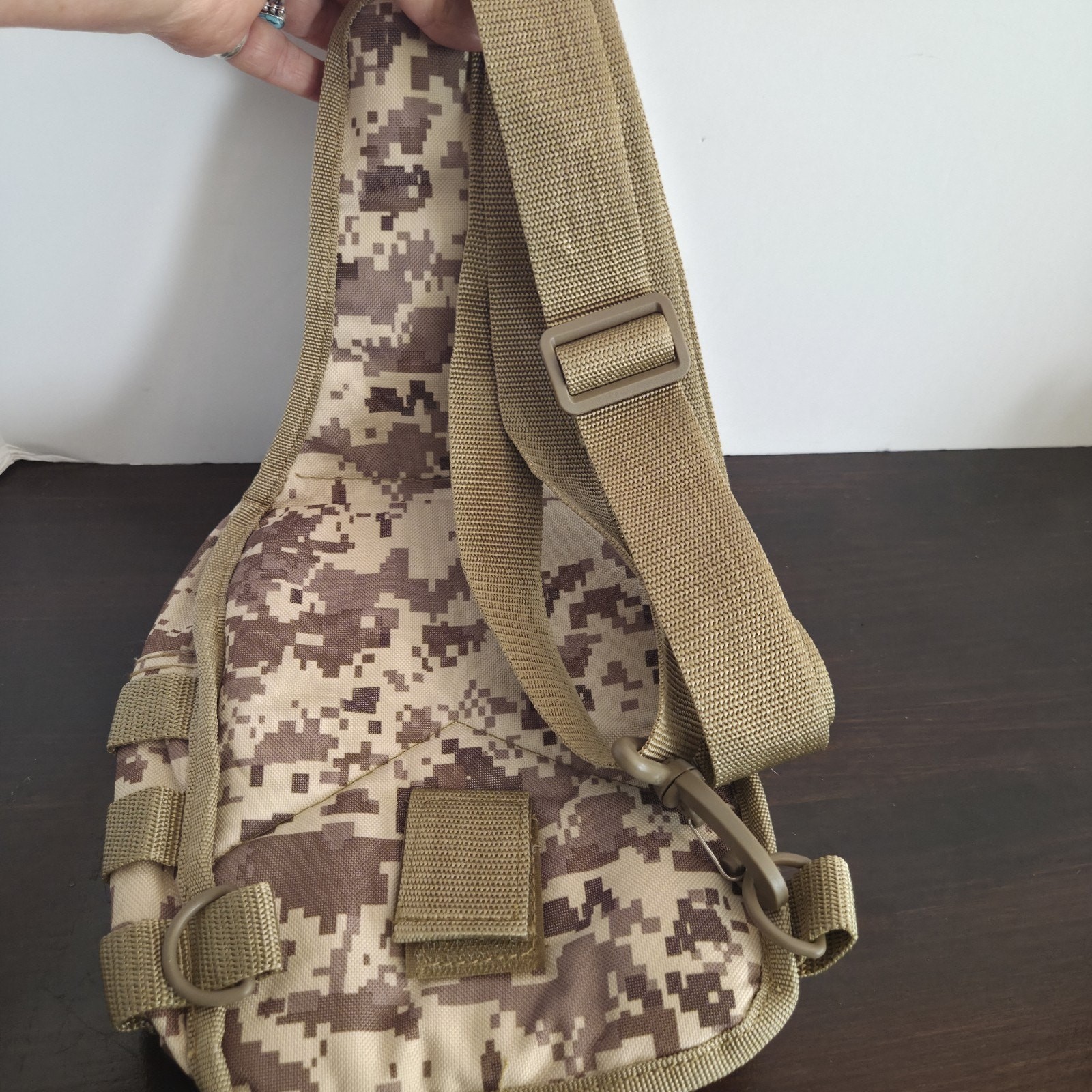 East West USA Tactical Shoulder Sling Trail Walker Utility Bag RTC517 Desert Cam