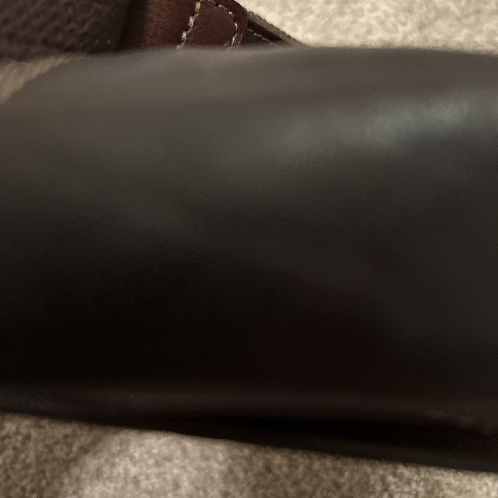 Leather Artisan Heavy Leather Messenger Bag Crossbody 10in X9 In . Never Used