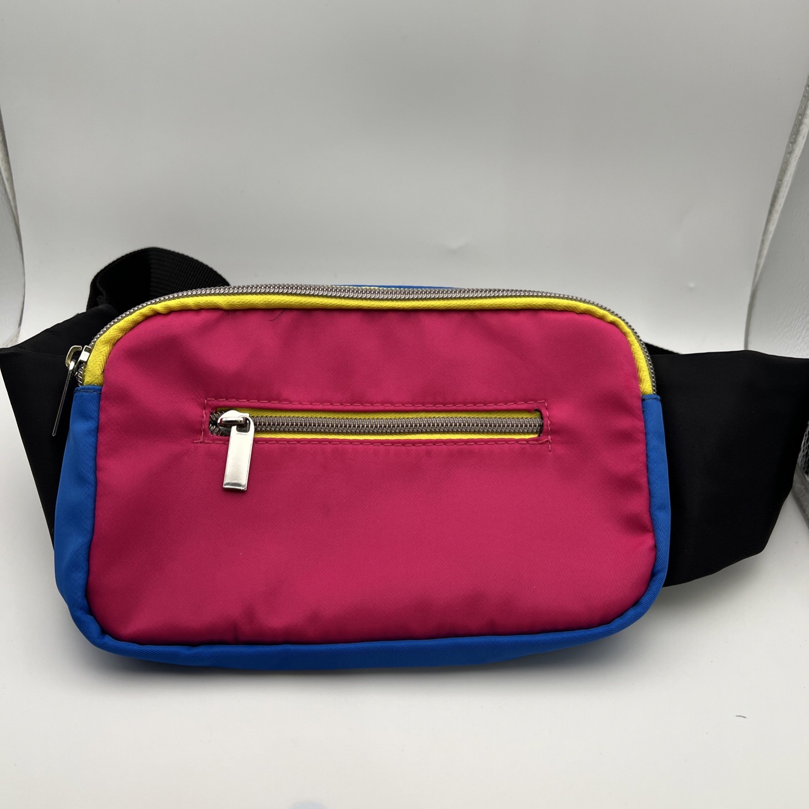 80s Retro Neon Fanny Pack 2 Pockets Belt Bags 90s Costumes for Women Men Waist