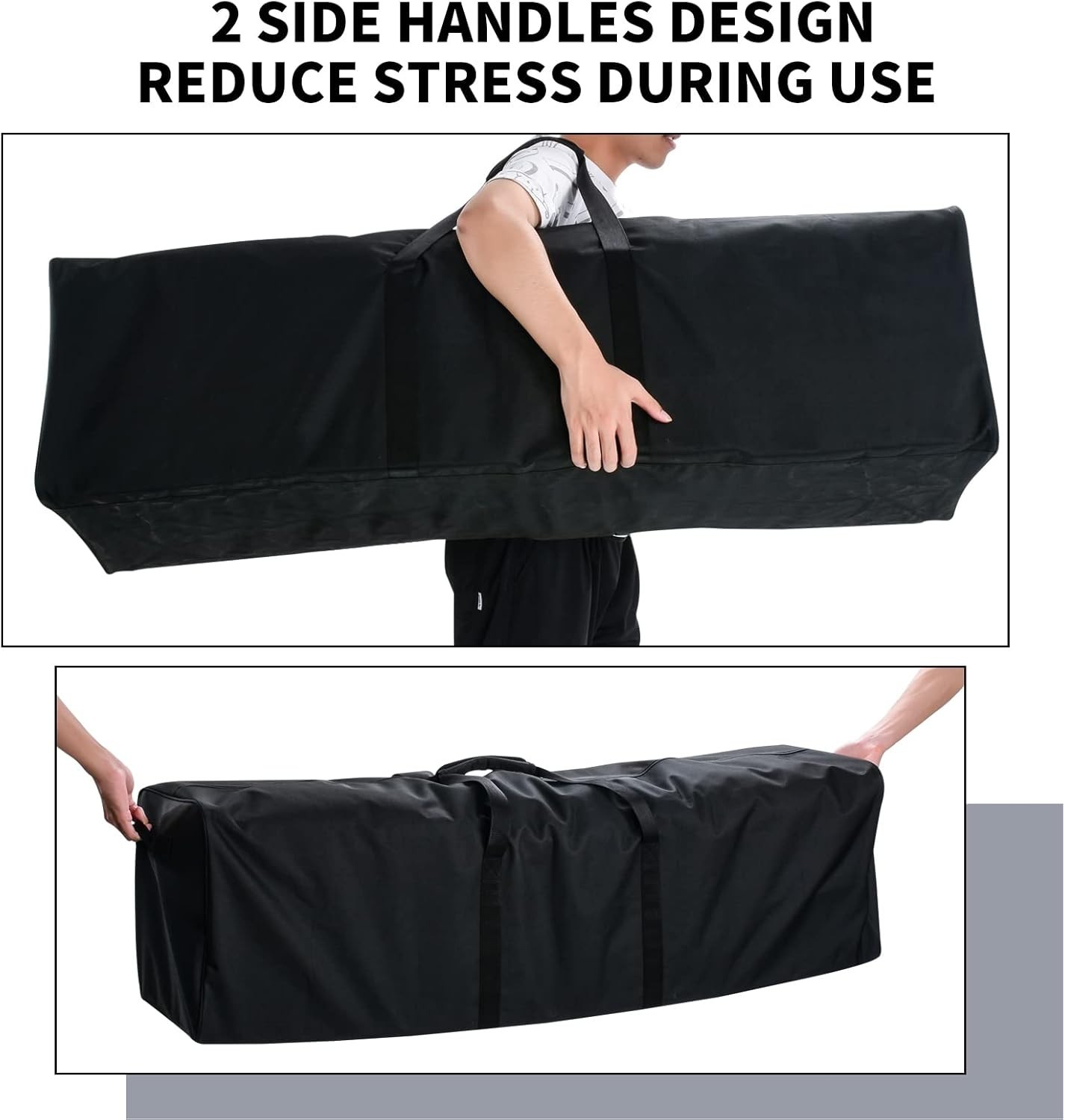 52 Inch Large Duffle Bag for Travel Camping Sport Equipment Storage Bag with 2-W