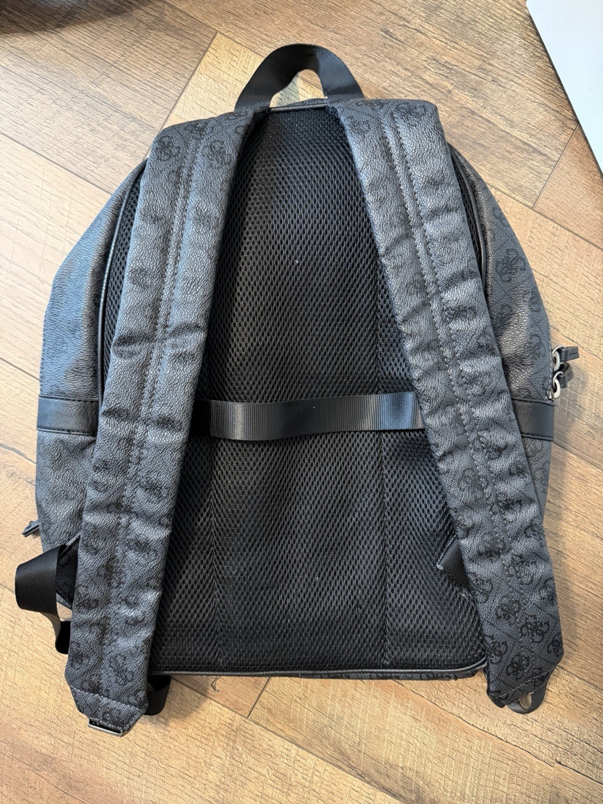 Authentic GUESS Black Backpack Gently Used Excellent Condition