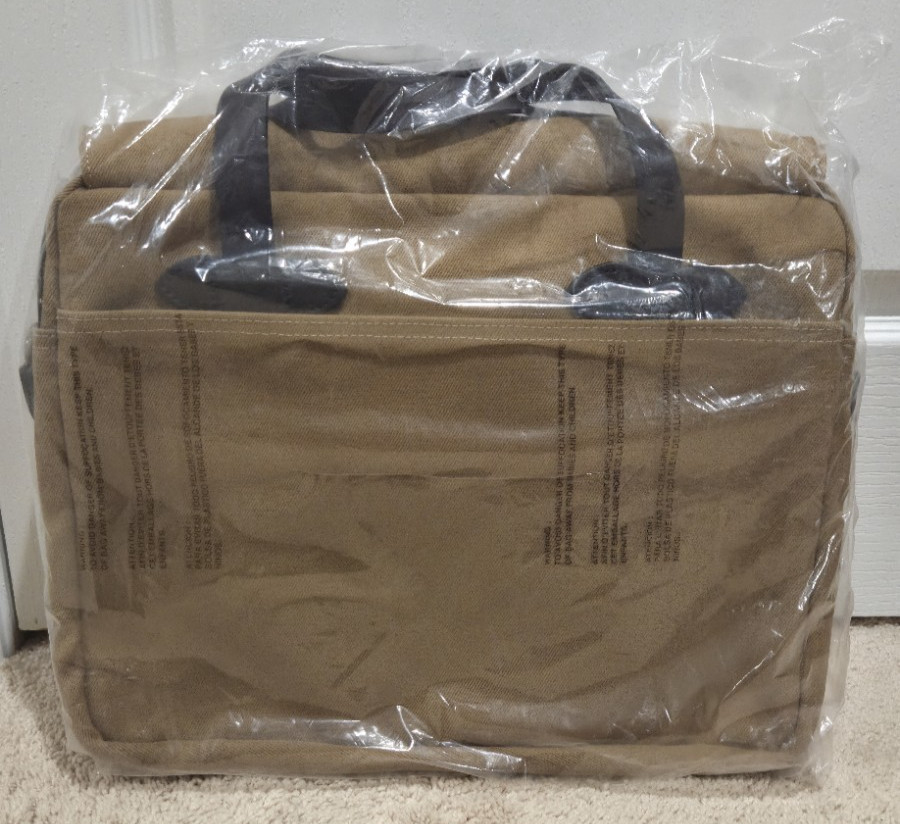 Filson Bag Rugged Twill Original Briefcase – TAN – Brand New – $499 – Free Ship