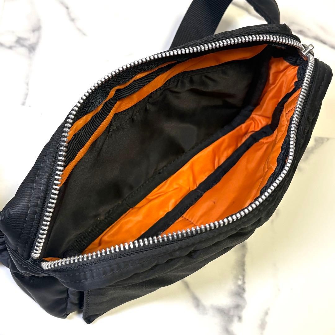 Authentic PORTER TANKER Shoulder Bag Compact Black Nylon Men’s Bag 25cmPorter
