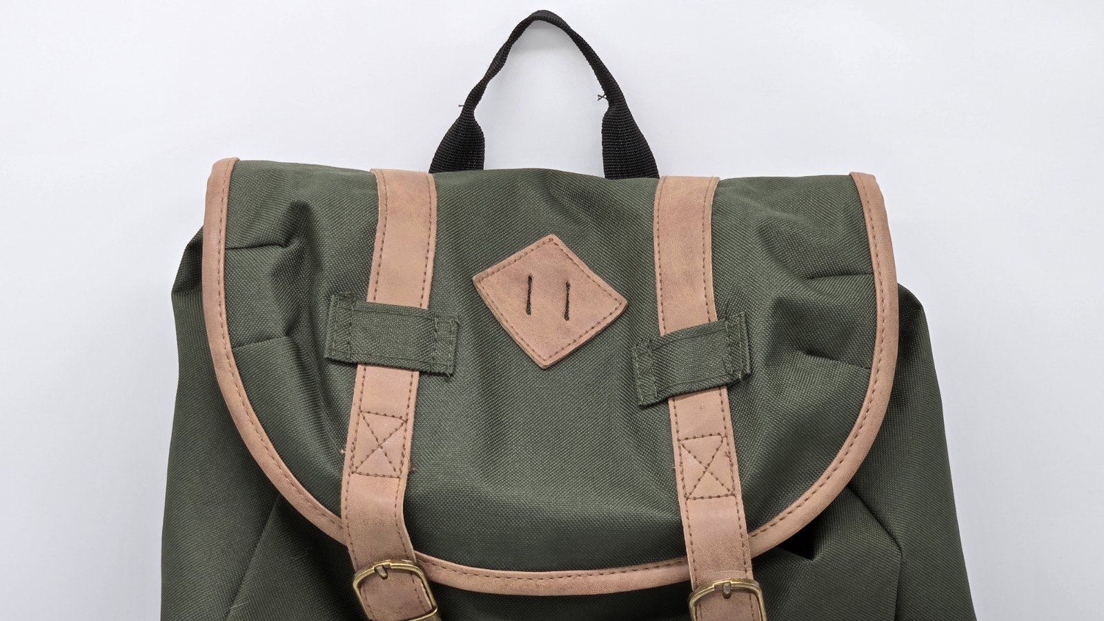 Adult 19″ Laptop Backpack Benrus Green Rucksack Multi-Pockets Grip Handle