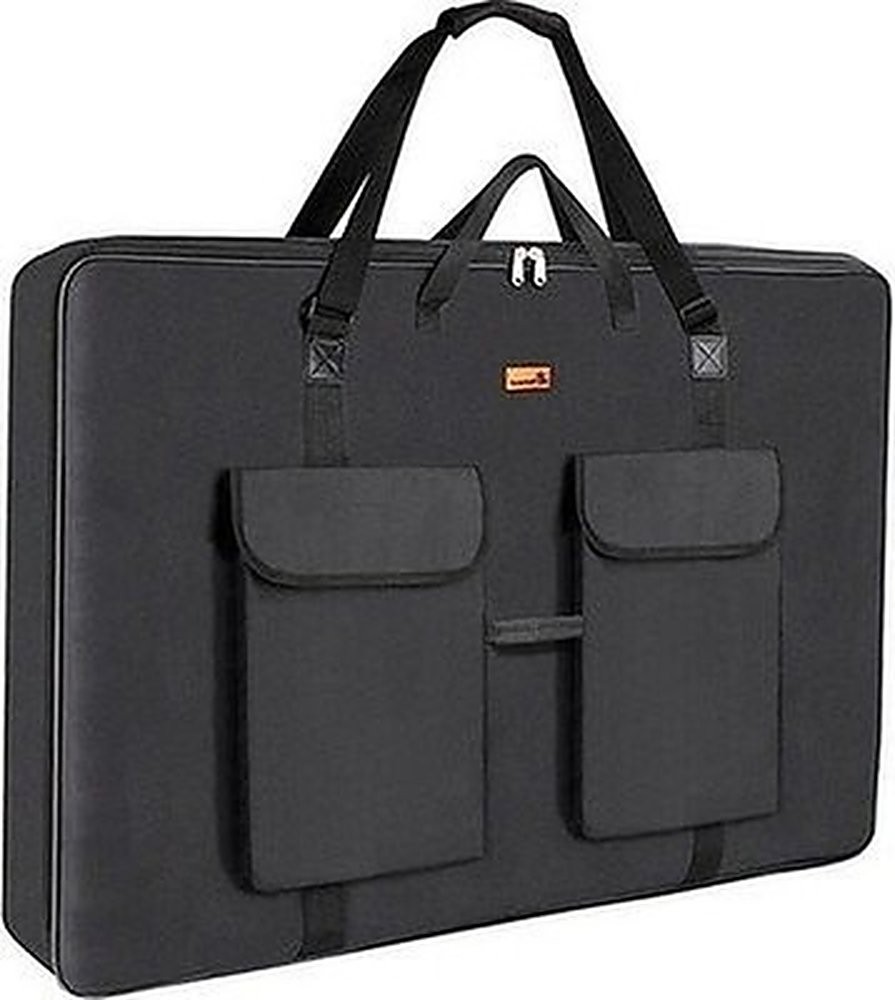 TreochtFUN Art Portfolio Bag 36×48 Waterproof Heavy Duty Canvas Black #R018