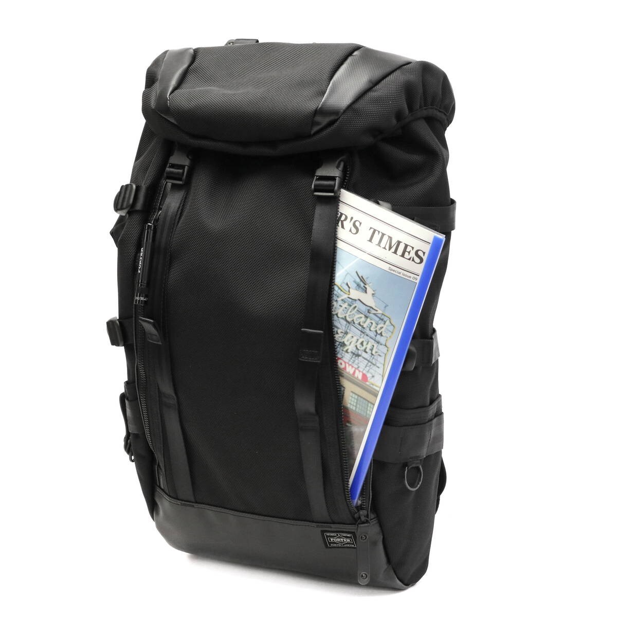 PORTER HEAT RUCKSACK 25L Backpack 703-06301 Black Yoshida & Co. Tokyo JAPAN JPN