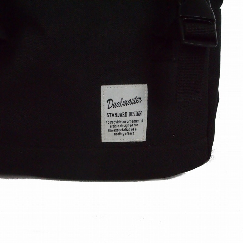 Dualmaster Black Men’s Rucksack Daypack AB Condition, 15x10x5in