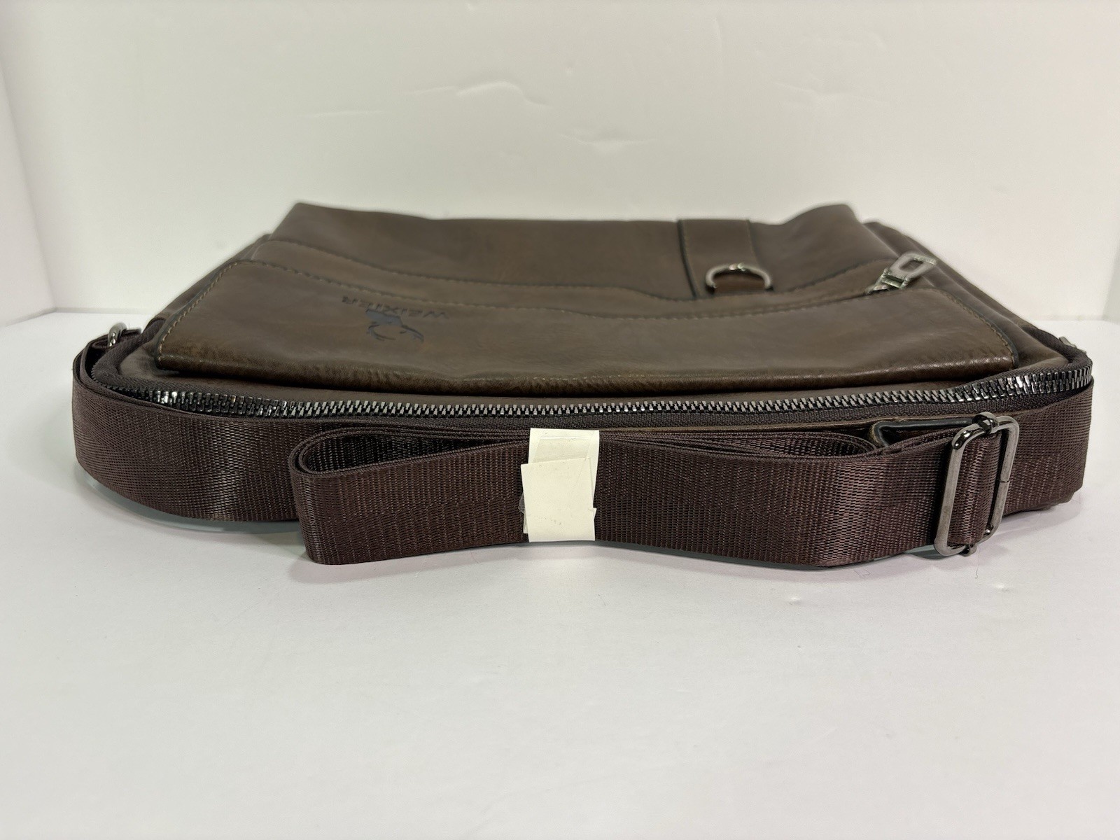 WEIXIER Brand Men’s Shoulder Bag Leather Handbag Business Messenger Crossbody