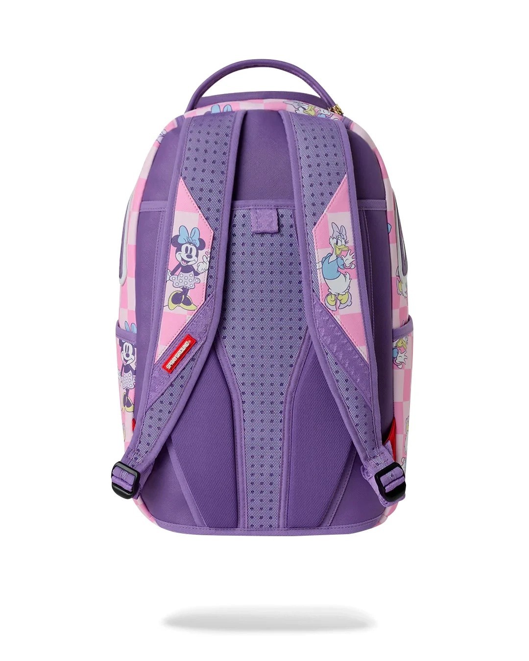 🔥🔥Sprayground Disney MINNIE DAISY CHECK Backpack New Pink Bookbag School Bag