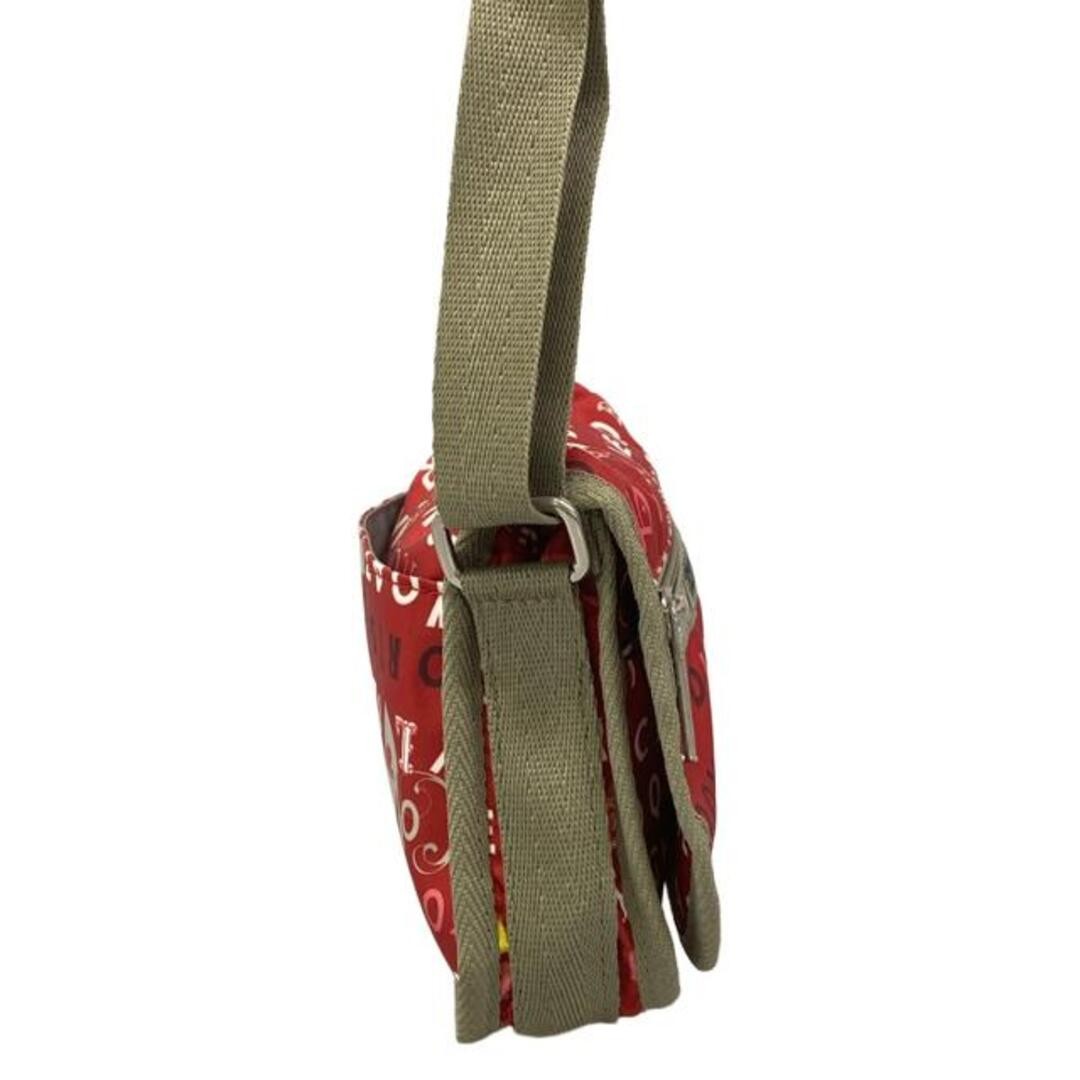 Lesportsac Shoulder Bag – Red Gray Beige Multi Flower / Mini