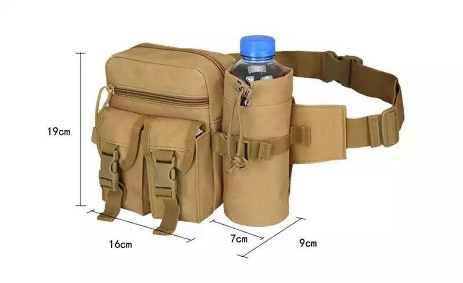 Tactical Waist Fanny Pack Utility Pouch Military Pocket Holder Water Bottle Bag