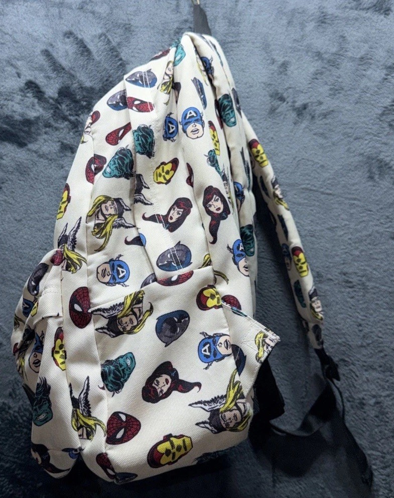 Vans X Marvel Backpack Avengers Heads all Over Print Limited Edition & Discontin
