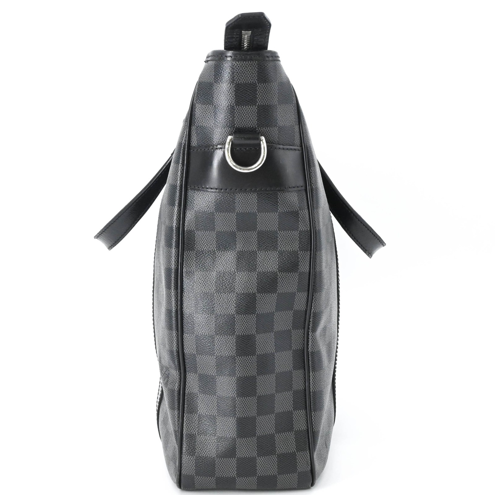 Louis Vuitton Damier Graphite Tadao Tote Bag Leather Black Men N51192