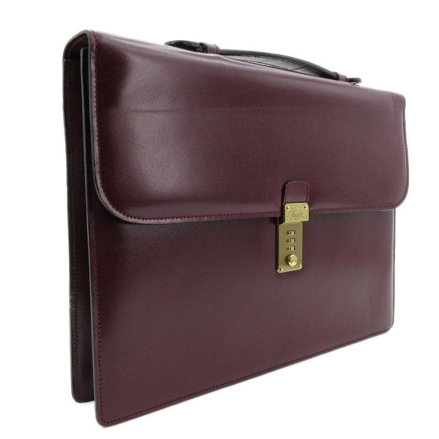 Authentic Bally Men’s Leather Business Bag 27cm Tall, 37cm Wide, Usedwith Flaws