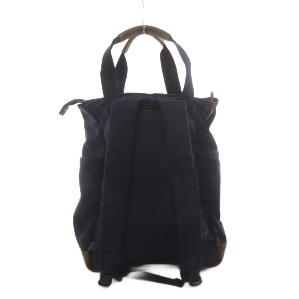 Eddie Bauer Navy Suede Backpack Men’s Day Bag B Condition 37cm/14.6in