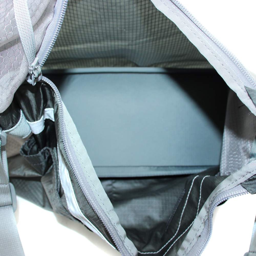 Montbell Men’s Nylon Shoulder Bag Gray AB Condition 27cm x 37cm