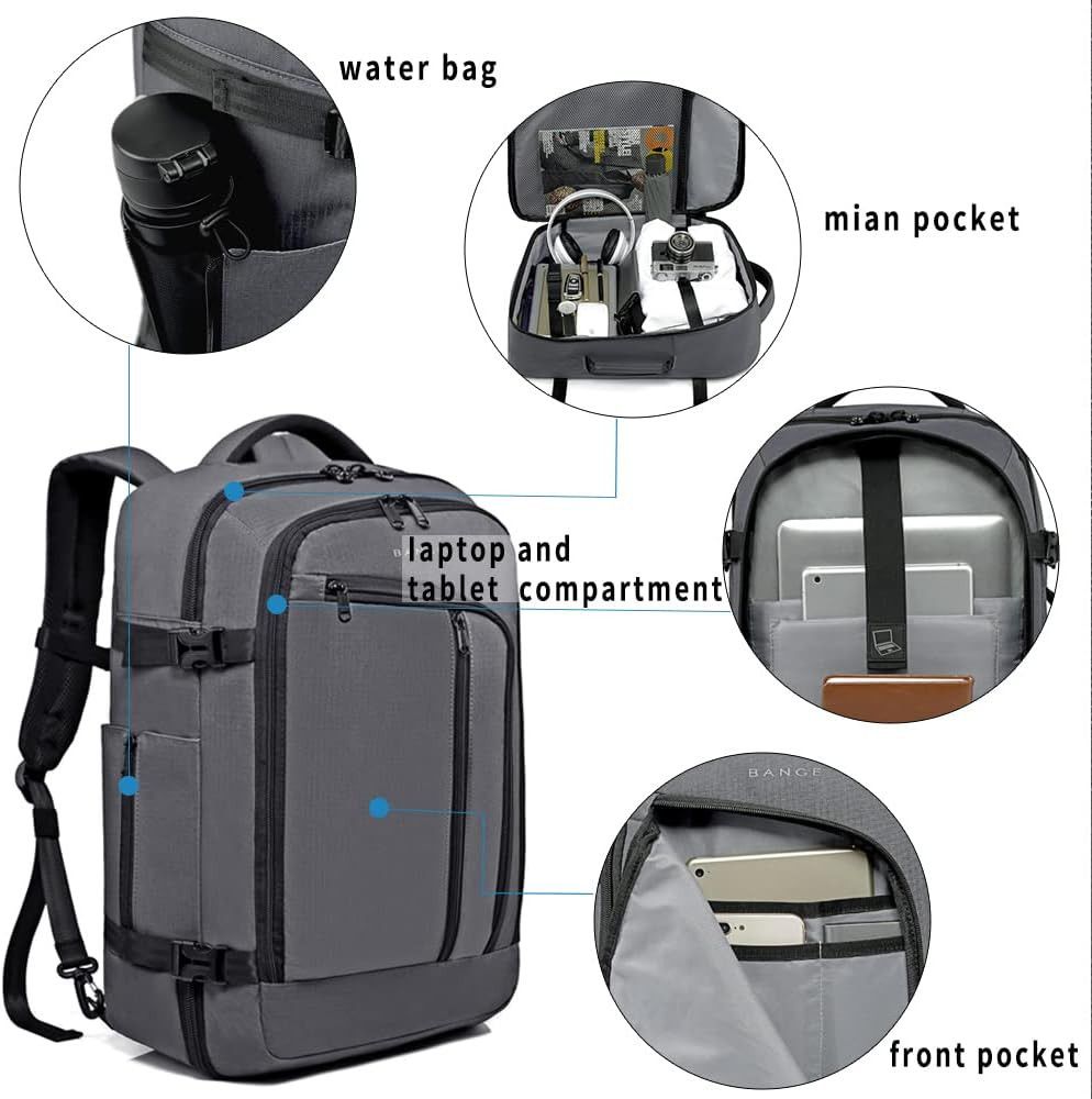 Men’s Business Laptop Backpack – Convertible Travel Briefcase Backpack