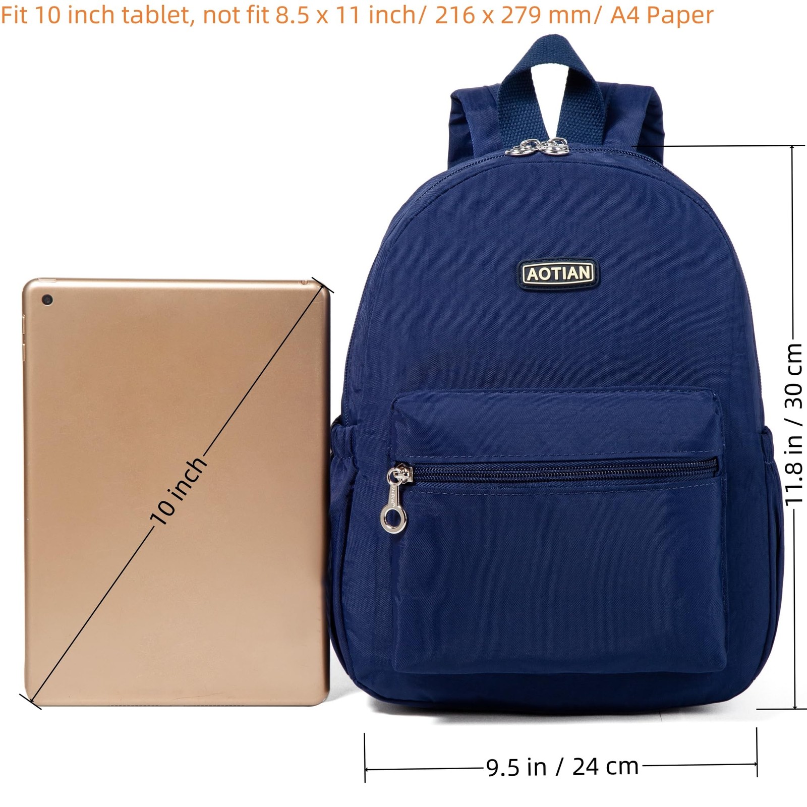 AOTIAN Mini Lightweight 11.8 Inch Backpack Durable Travel Hiking Women and Gi…