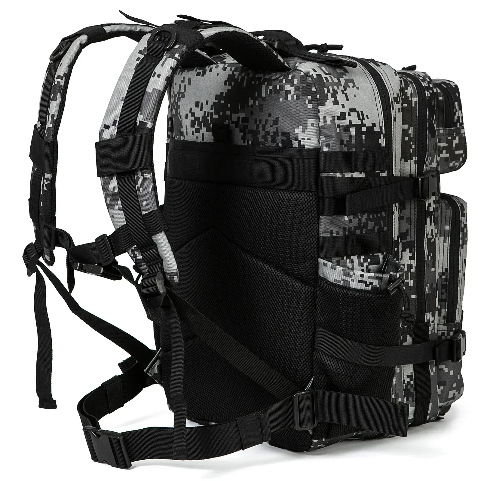 45L Tactical Backpack Outdoor Hiking Camping Survival Rucksack Travel School Bag